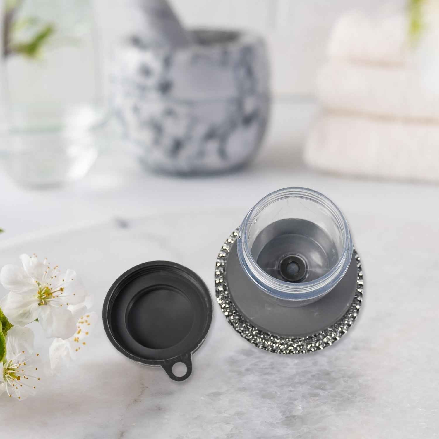 Soap Dispensing Dish Brush – Easy Kitchen Cleaning | VelvetBubbles