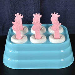 Giraffe-Shaped Ice Cube Molds – 6-Cavity Popsicle Maker | Bake & Dwell