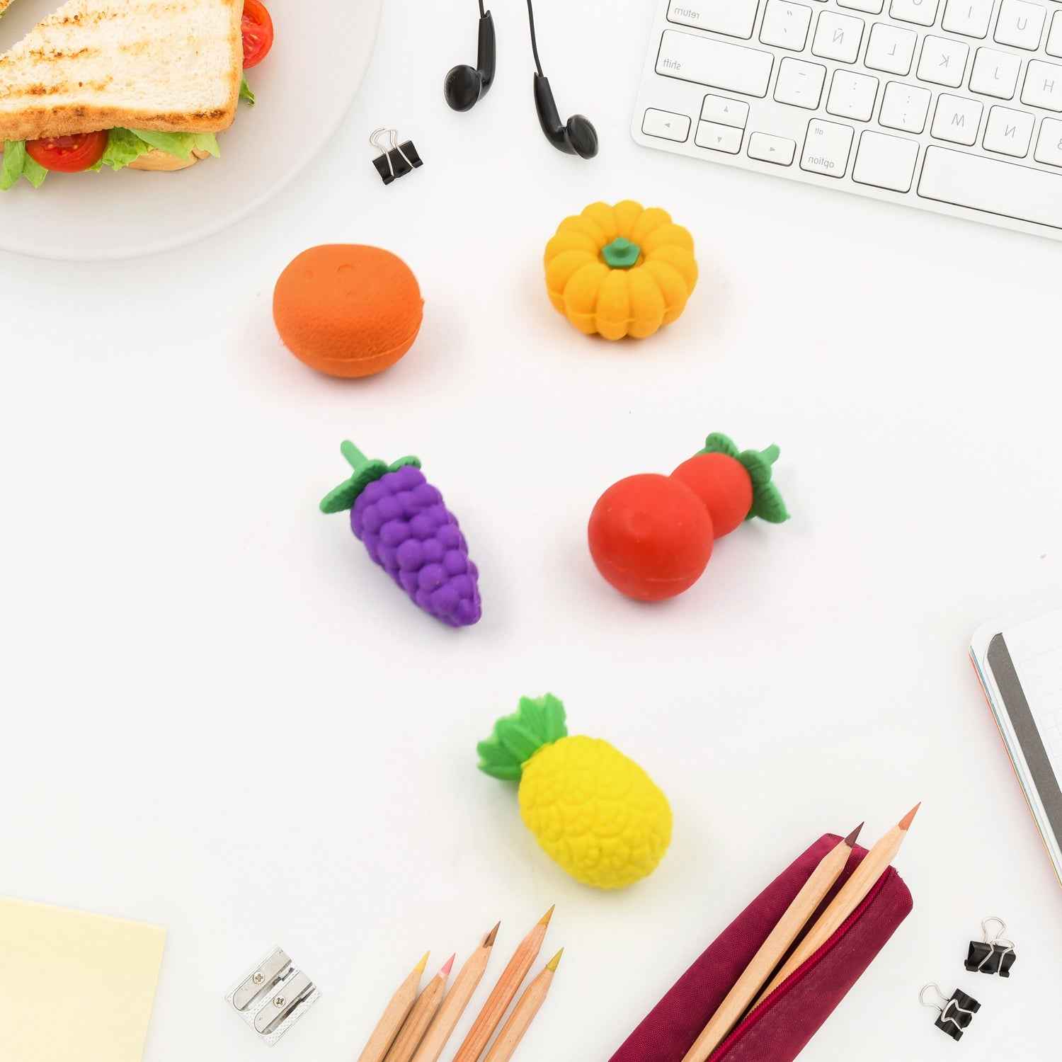 Fancy Erasers for Kids – 3D Mix Design Colorful Set | Writezo