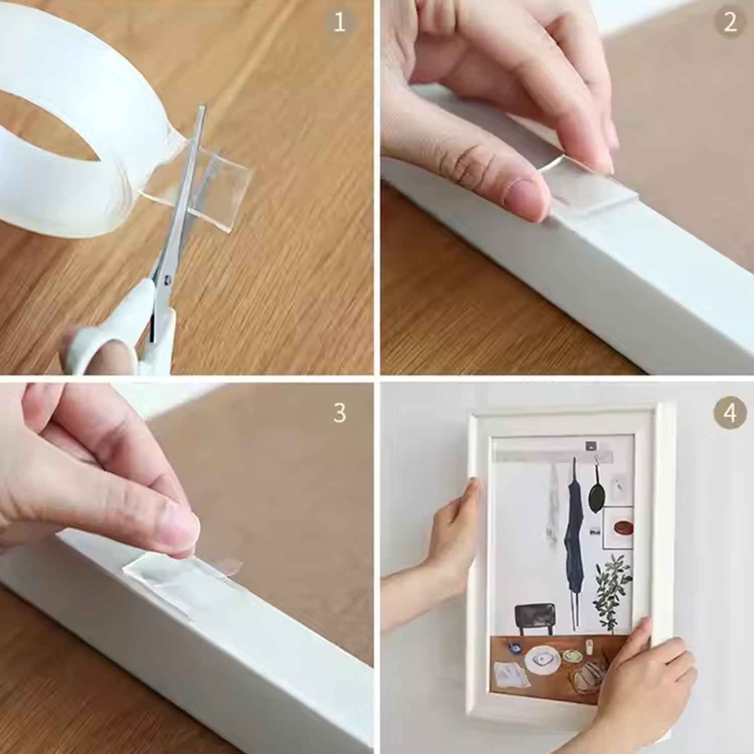 Double Sided Foam Mounting Tape – Strong, Large Size | Styleva