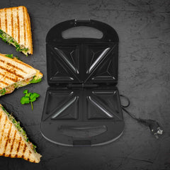 Sandwich Maker Non-Stick Plates – Easy Use with Indicator Lights