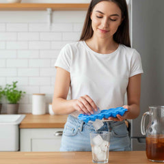 Flexible Silicone Diamond Ice Cube Tray – Easy Release & Reusable