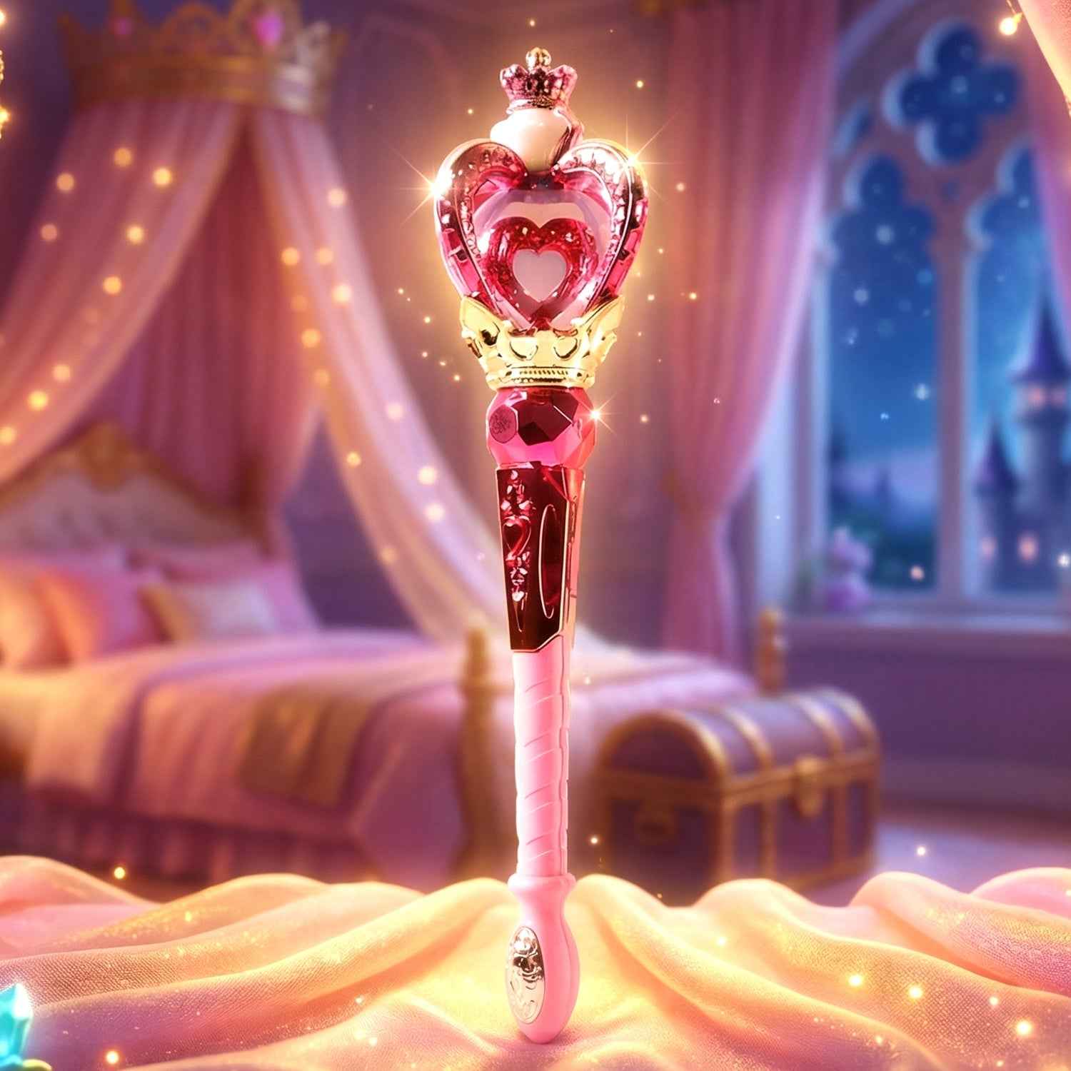 Princess Magic Light Wand Toy – Enchanting Kids' Role Play Accessory