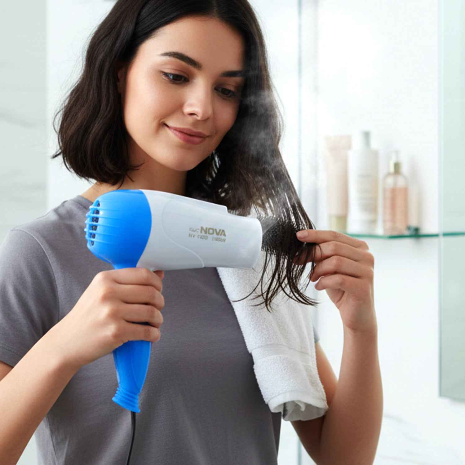 Foldable Hair Dryer – Compact & Travel-Friendly for Quick Drying