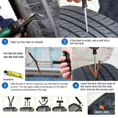 Tubeless Tyre Puncture Repair Kit – 5 Pc Emergency Set | Arrive Kit