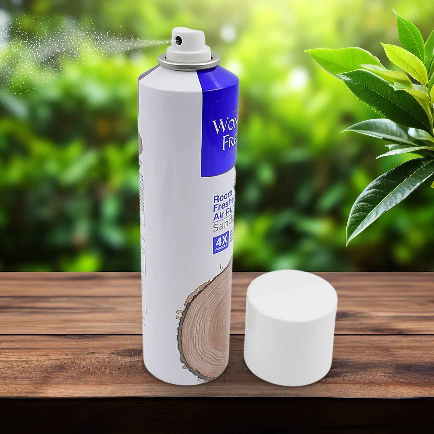 Sandalwood Air Freshener Spray 125g – Long-Lasting | Wonder Fresh
