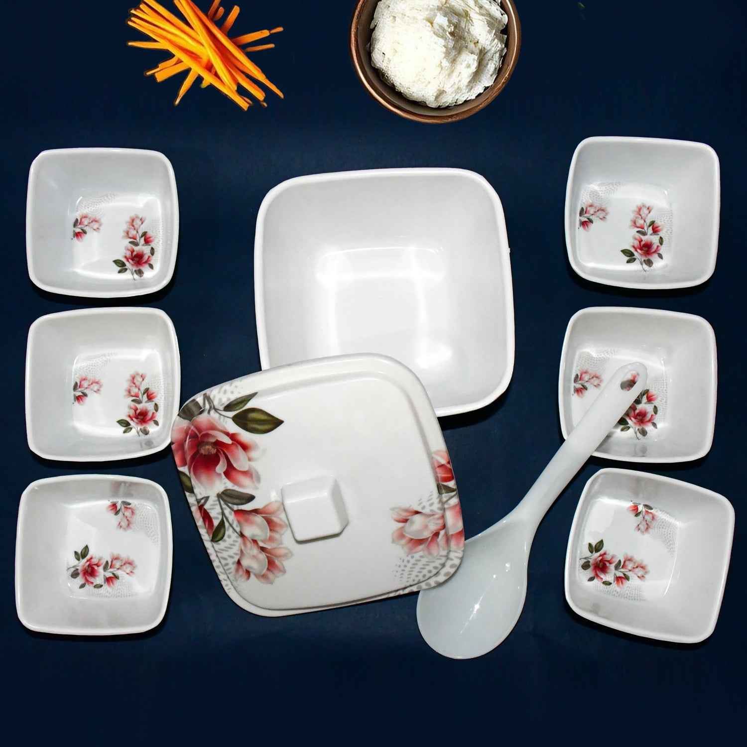 Plastic Dinner Set – 9-Piece Lightweight & Durable | Hector