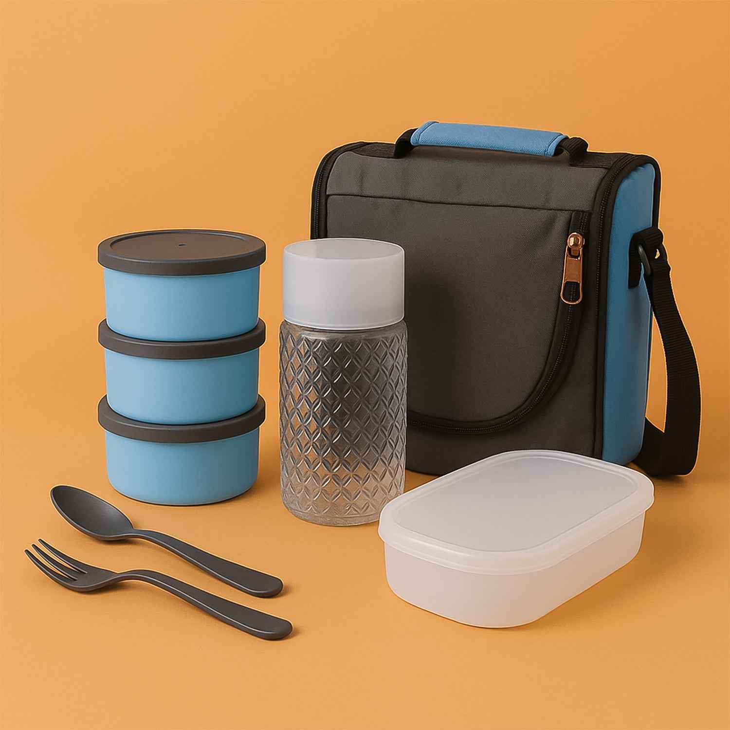 Lunch Box Set – Insulated & Leakproof with Bag | Lunchie Bunchie