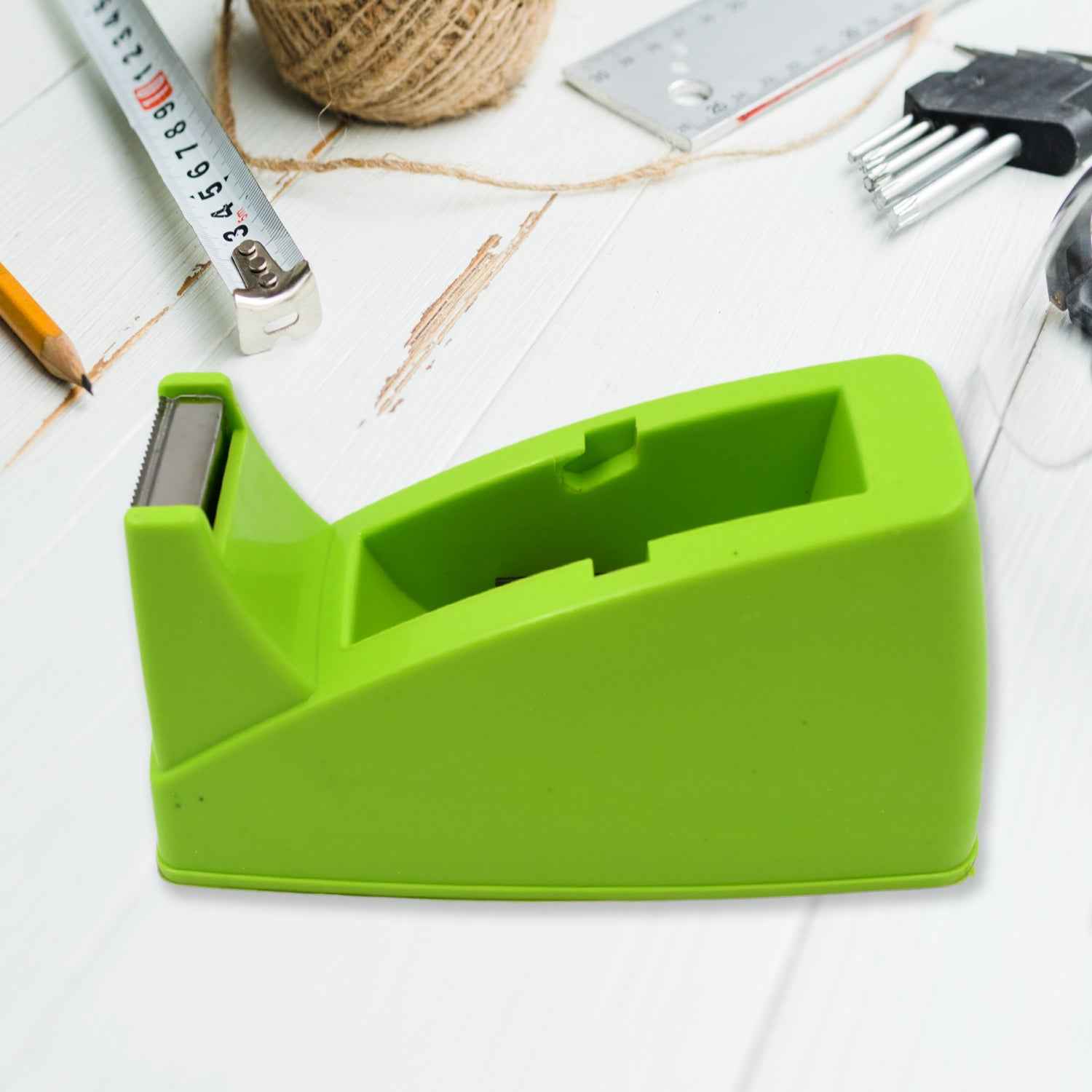 Tape Dispenser Cutter – Heavy Duty Plastic for Office | FastenMate