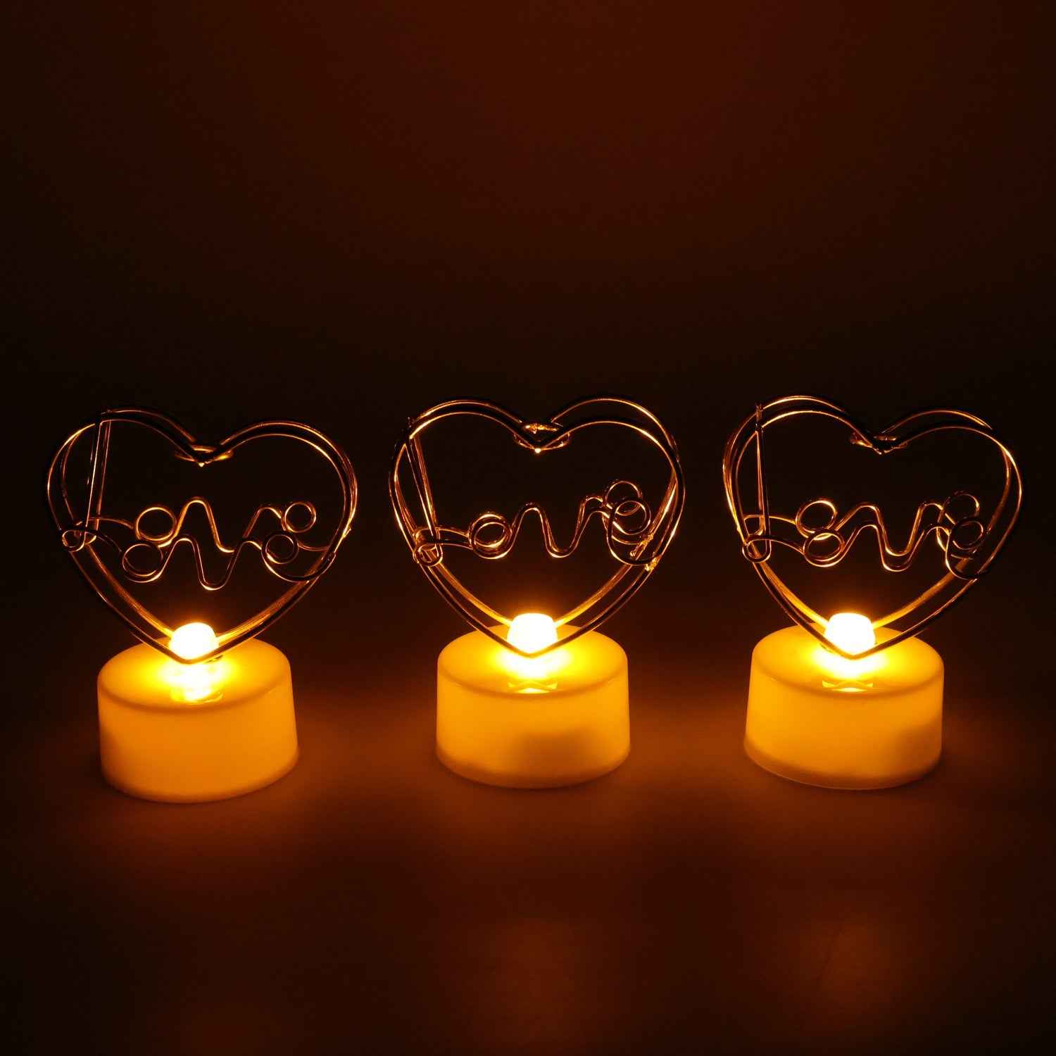 Romantic Heart Love Table Decor – Elegant Rose Gift Set