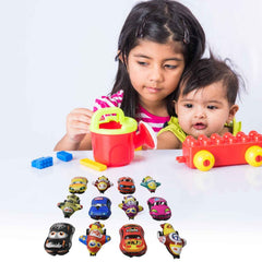 Mini Pull Back Car Toy Set – 12-Piece Vehicle Collection | Aditi