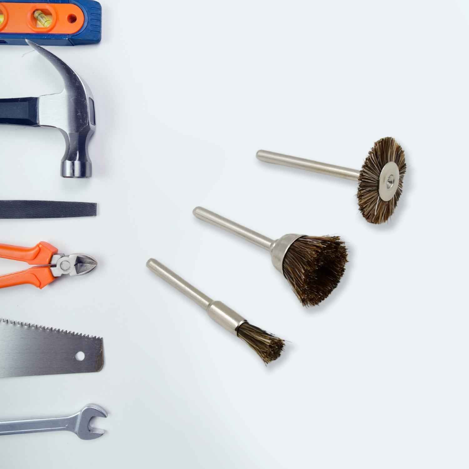 Brass Wire Wheels – 3-Pc Rust & Metal Cleaning Set | ToolMate Pro