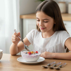 Stainless Steel Dessert Spoon – Elegant Multipurpose Cutlery for Home & Dining