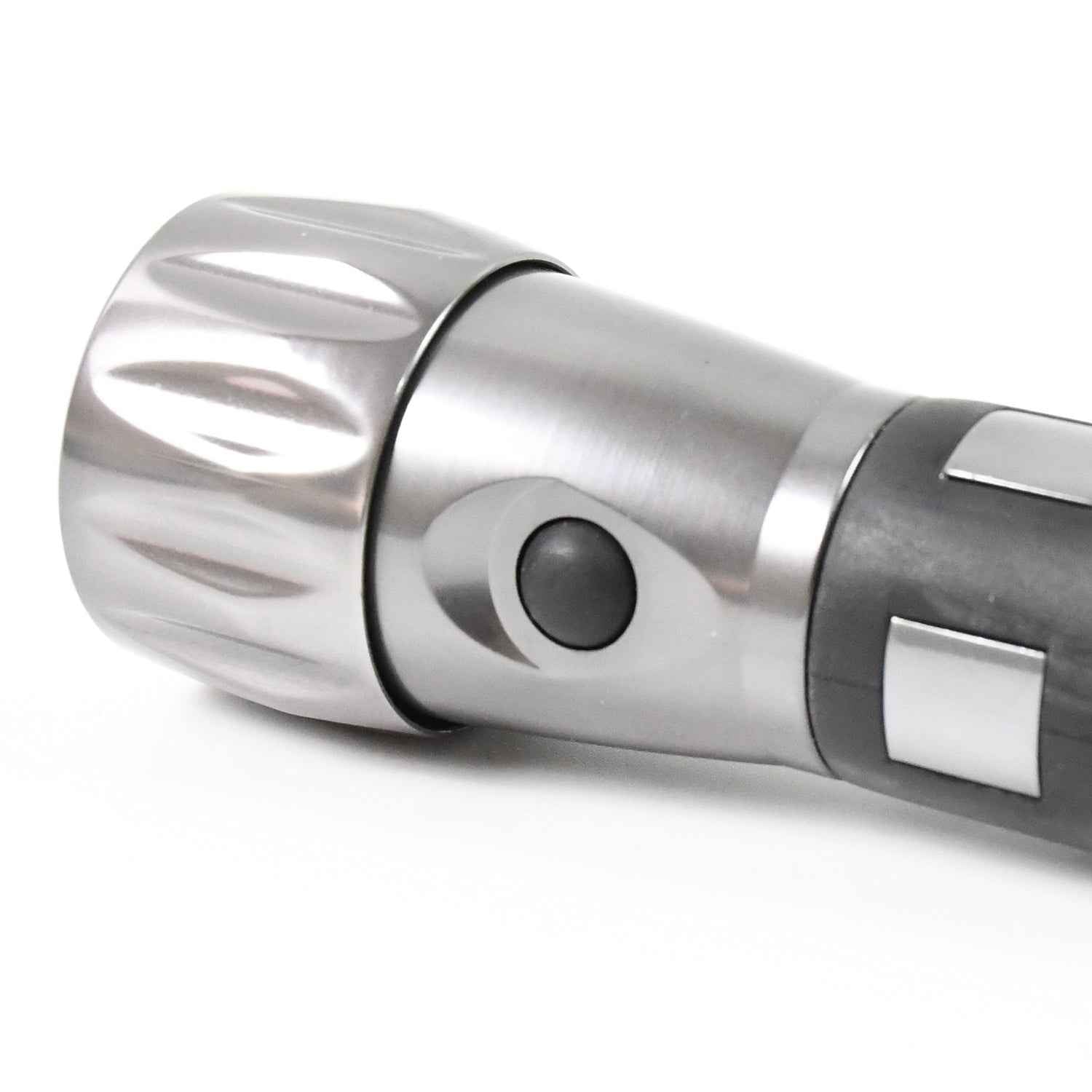 Compact aluminium LED torch ideal for camping and emergencies.