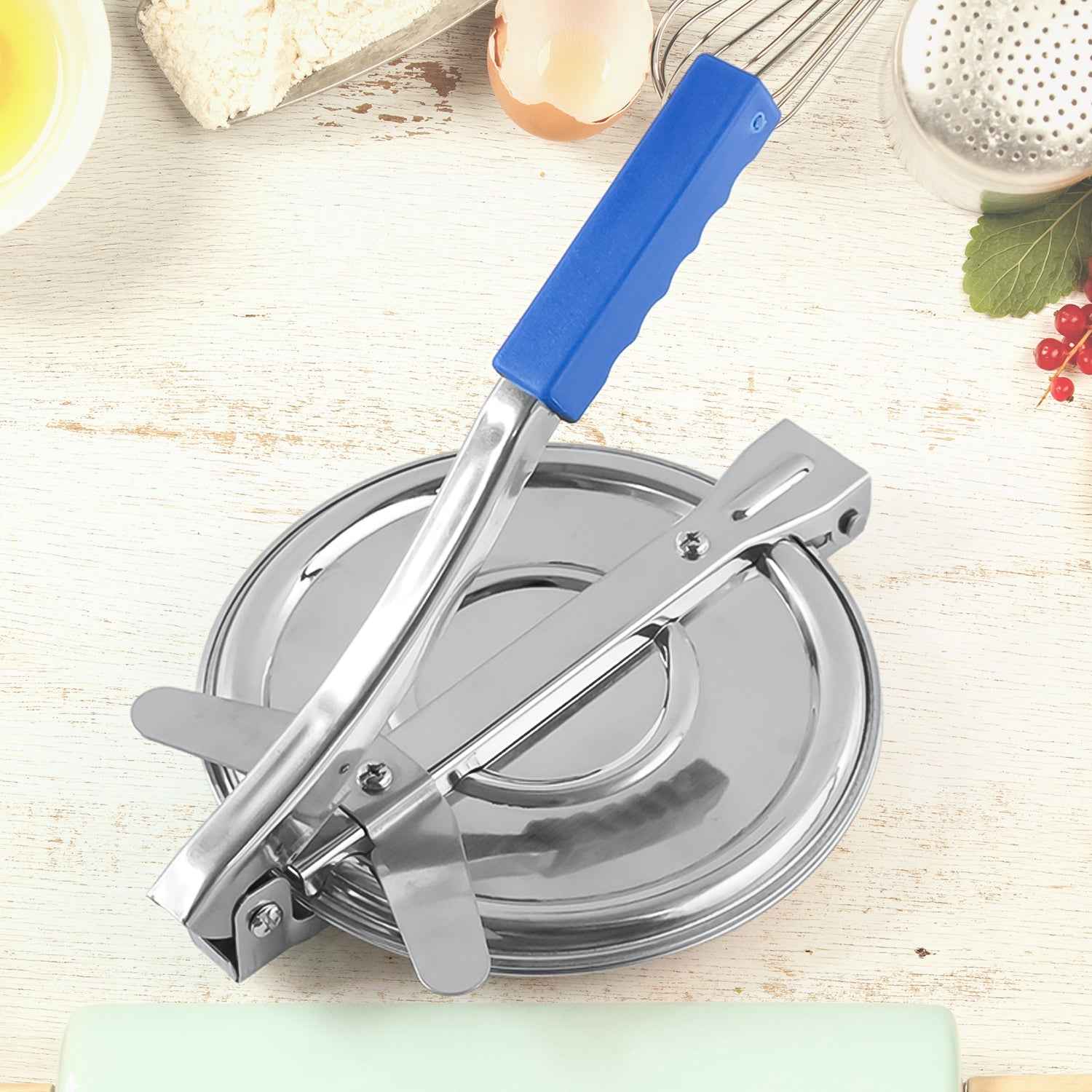 Puri Press Maker – Stainless Steel with Non-Slip Handle | Styleva
