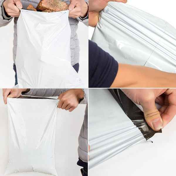 Tamper Proof Courier Bags – 6.5x8 Inch, 100 Pcs | FERVENT