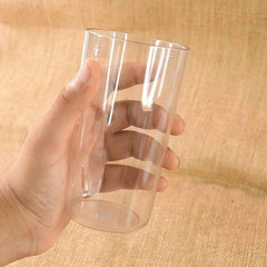 Clear Plastic Tumbler Set – 6-Piece Unbreakable Glass-Look