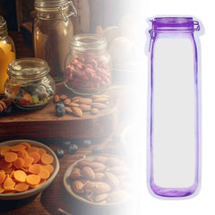 Reusable Food Storage Bag – 500ml Bottle Shape & Ziplock | FERVENT