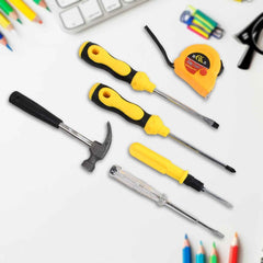 6-in-1 Hand Tool Kit – Durable Screwdrivers with Compact Case