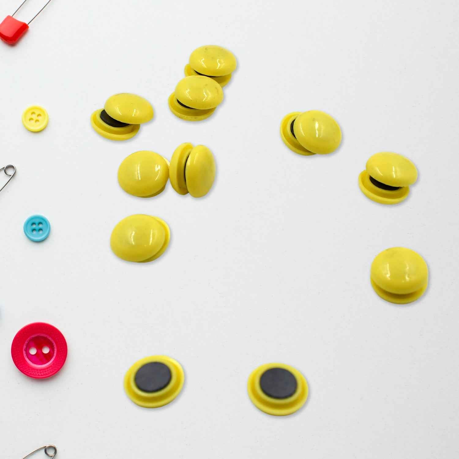 Whiteboard Magnetic Pins – 2cm Colourful Plastic | Deskura
