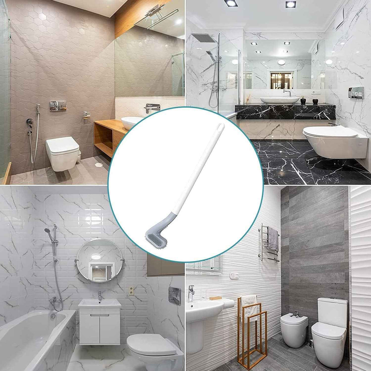 Golf Silicone Toilet Brush – Deep Cleaning & Hygiene | Storenzo