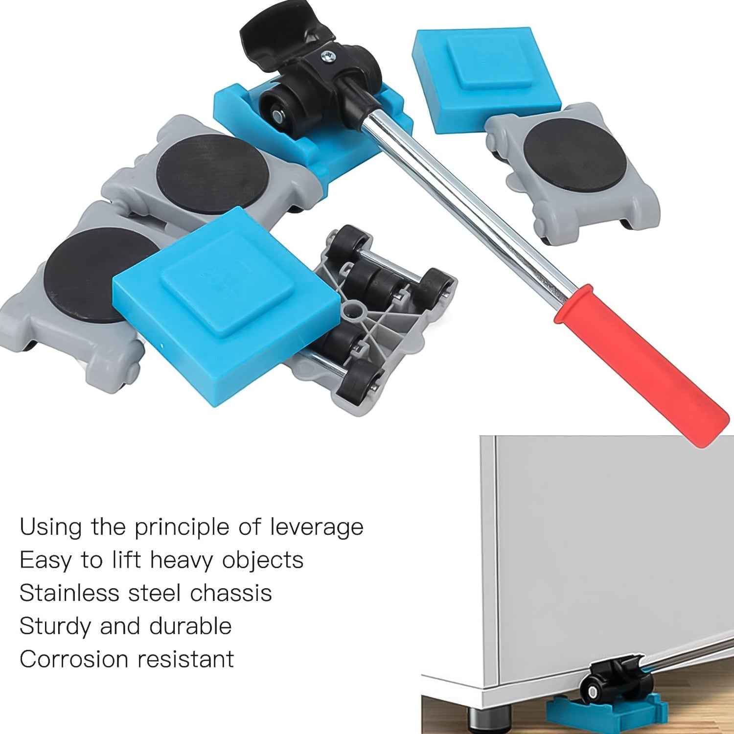 Furniture Lifter Tool Set – Heavy Duty Movers Kit | BoltForce