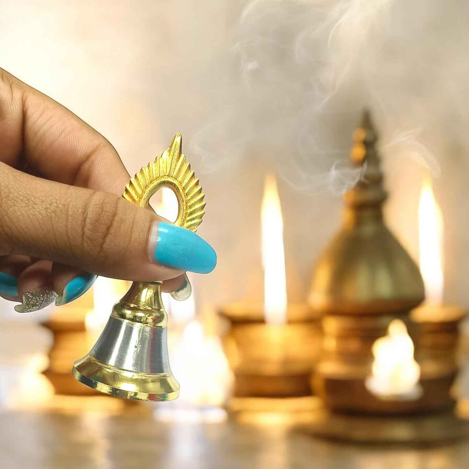 Temple Ghanti – Melodious Brass & Steel Pooja Bell