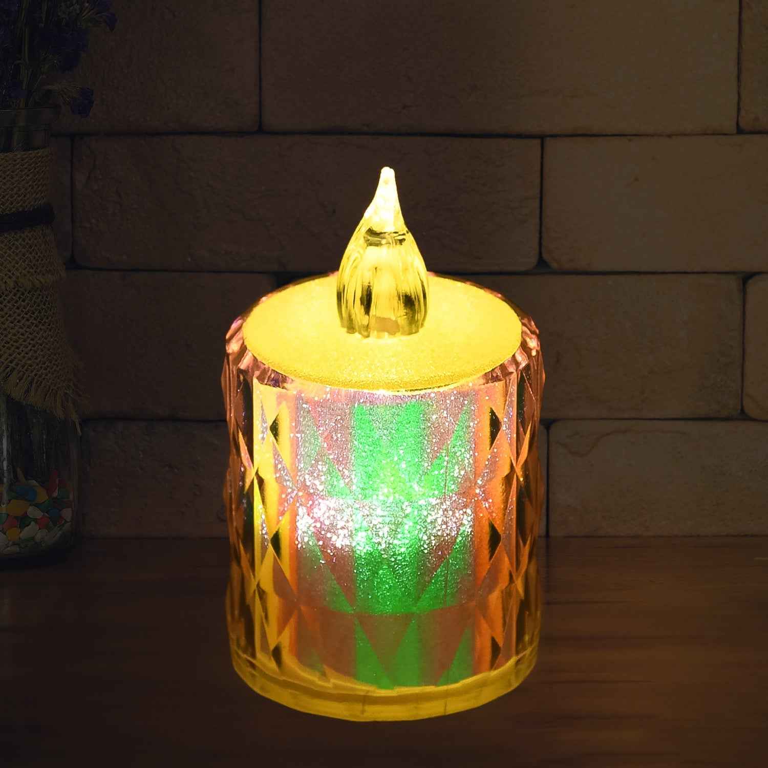 Diwali LED Tea Light Candles – 24 Pc Flameless & Smokeless | Indo Glow