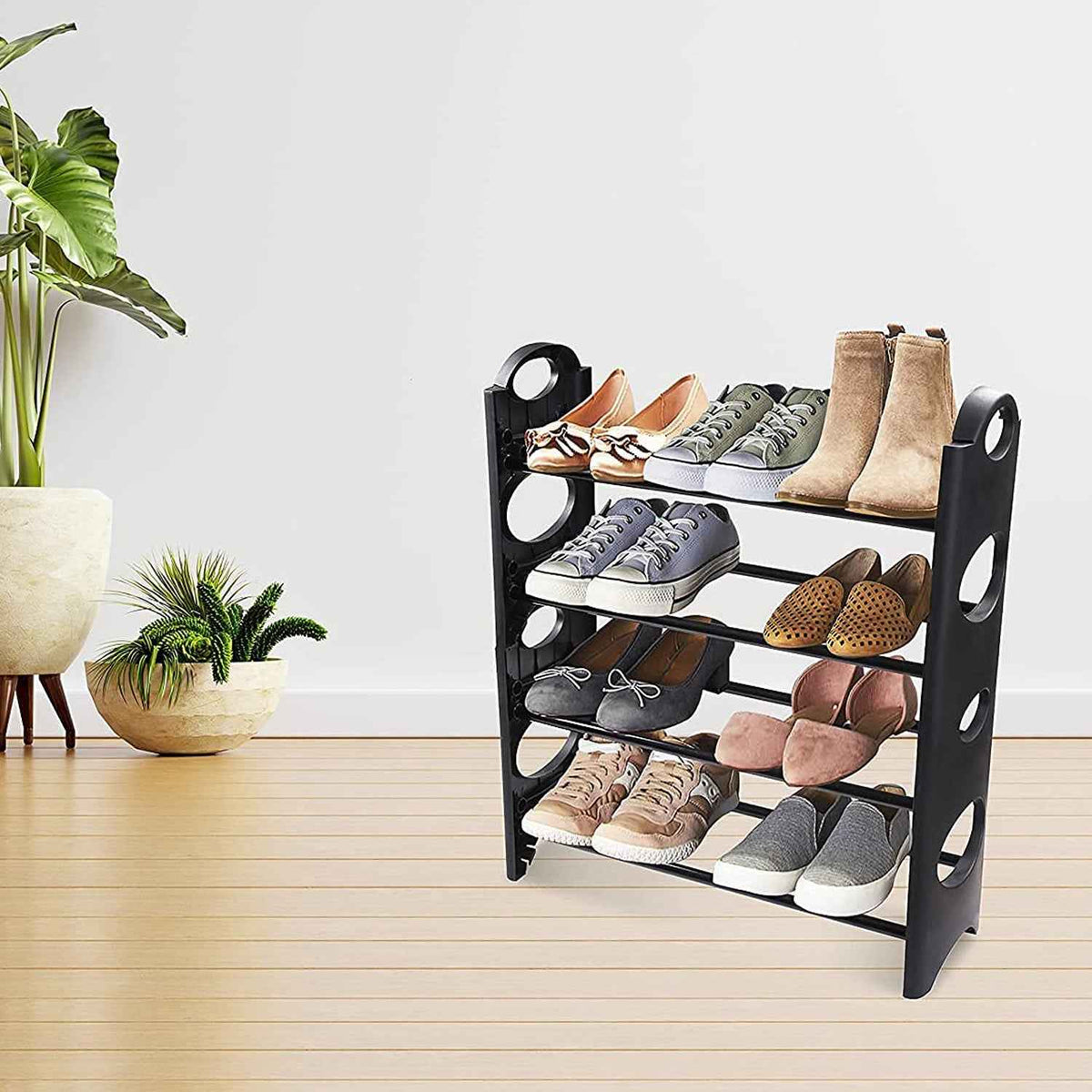 Shoe Rack 4-Tier – Space-Saving Footwear Organizer | Indo Glow