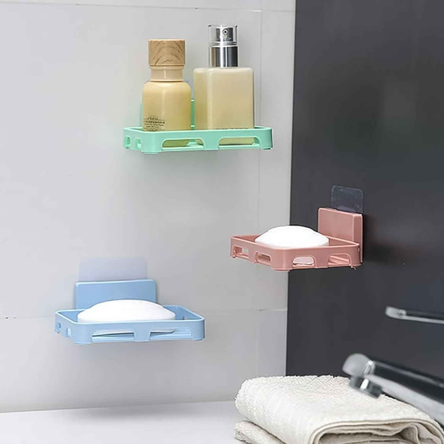 Self-Adhesive Soap Holder – Drill-Free Wall Mount | VelvetBubbles
