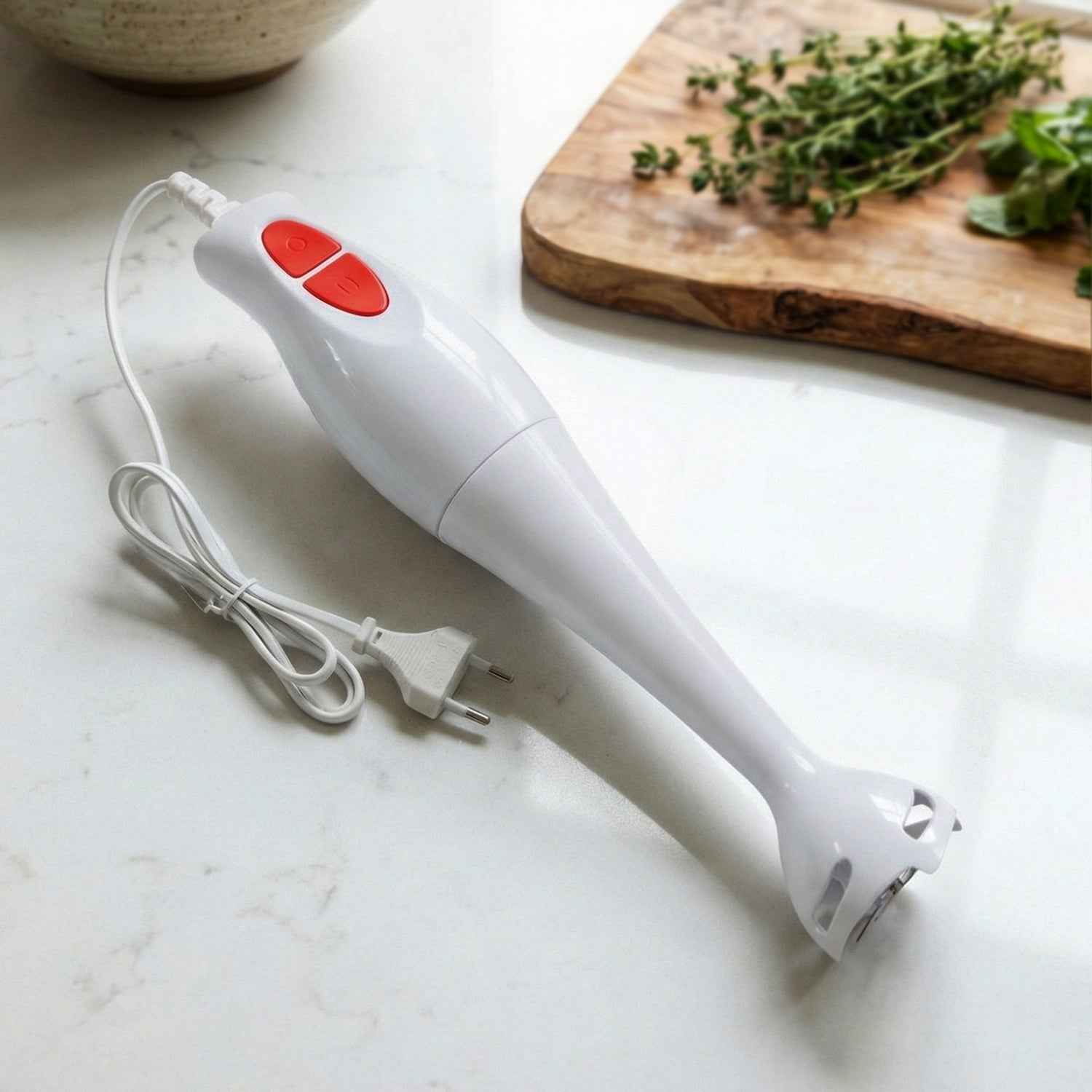 Electric Hand Blender Stick – Stainless Steel Blades & Powerful Motor