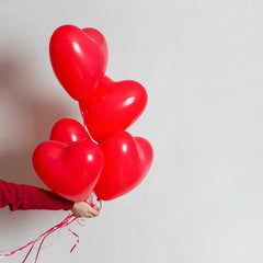 Heart Shaped Balloons – Multicolor Party Decor Set | Play & Move