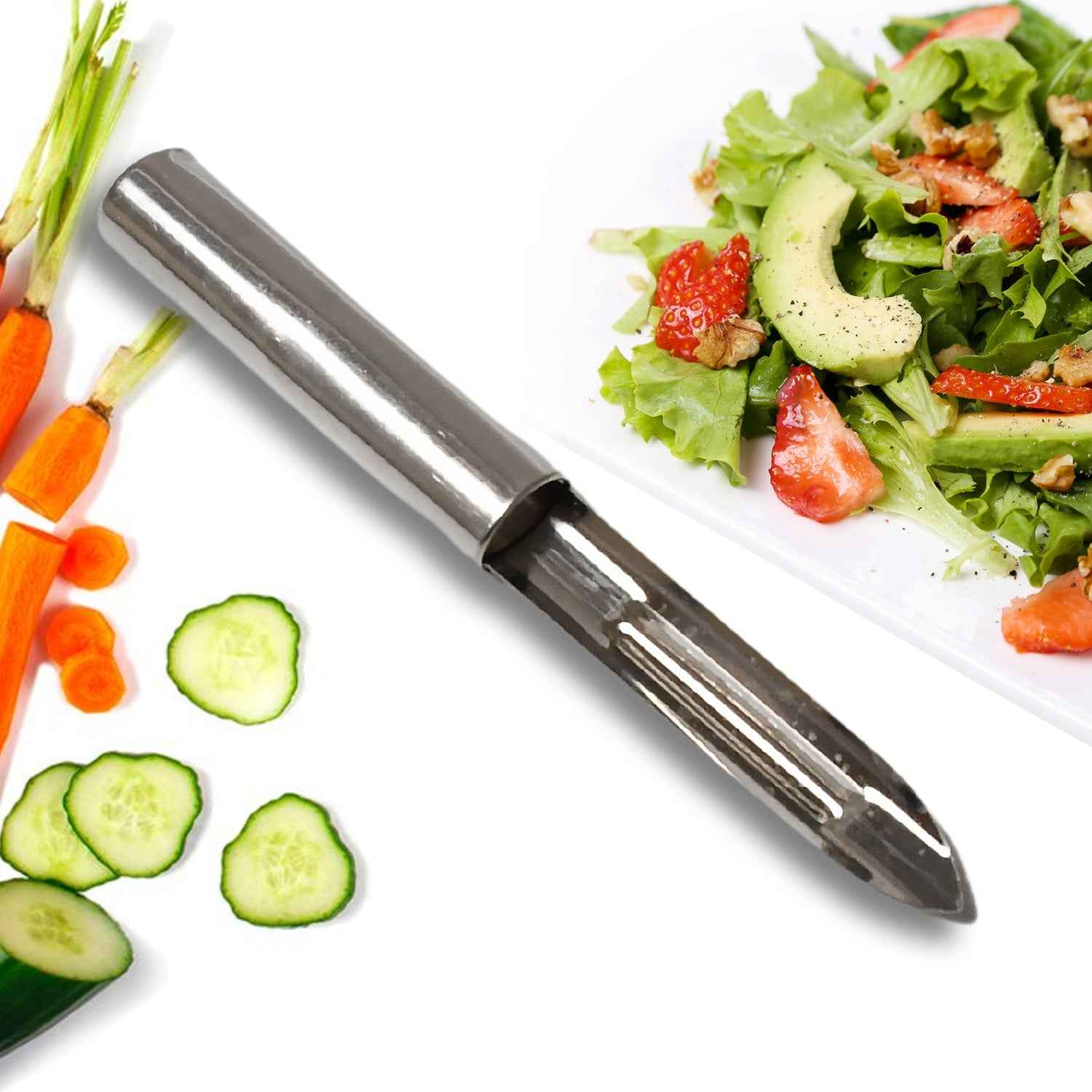 Stainless Steel Peeler Set – 12-Piece Multi-Purpose | Quickslice
