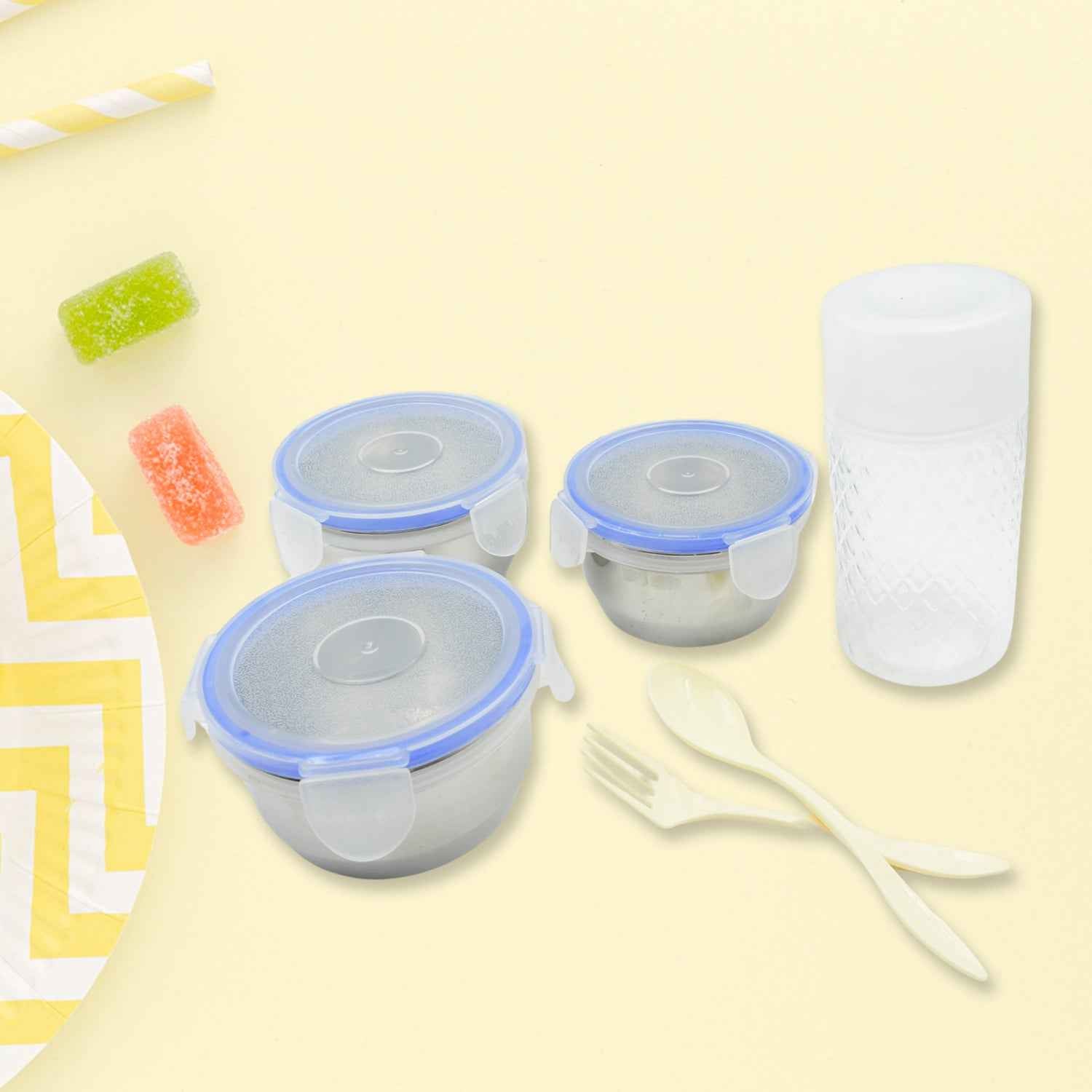 Insulated Lunch Box Set – 6-in-1 Stainless Steel Tiffin | Lunchie Bunchie