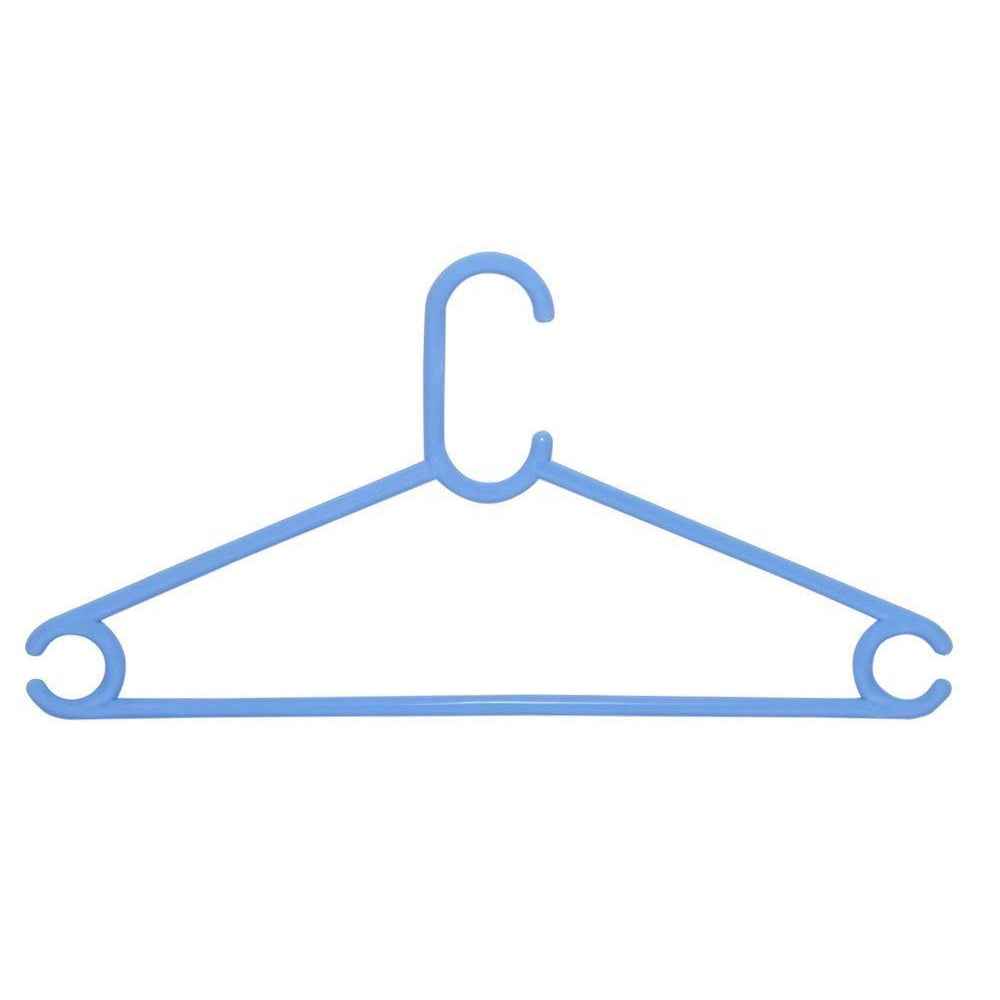 Plastic Clothes Hanger Set (6 Pcs) – Durable & Space-Saving | Indo Glow