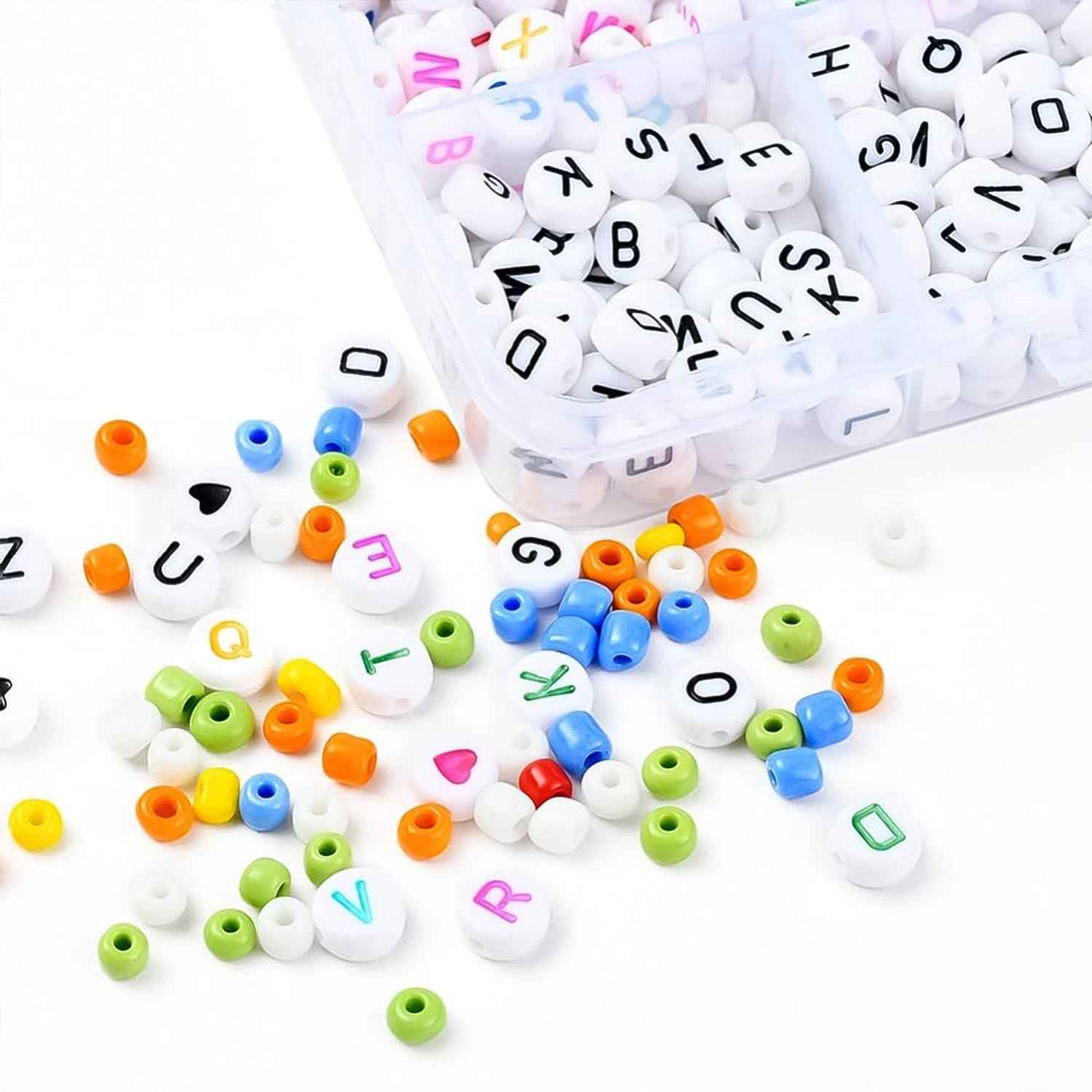 DIY Bracelet Making Kit – Alphabet & Colorful Beads for All Ages