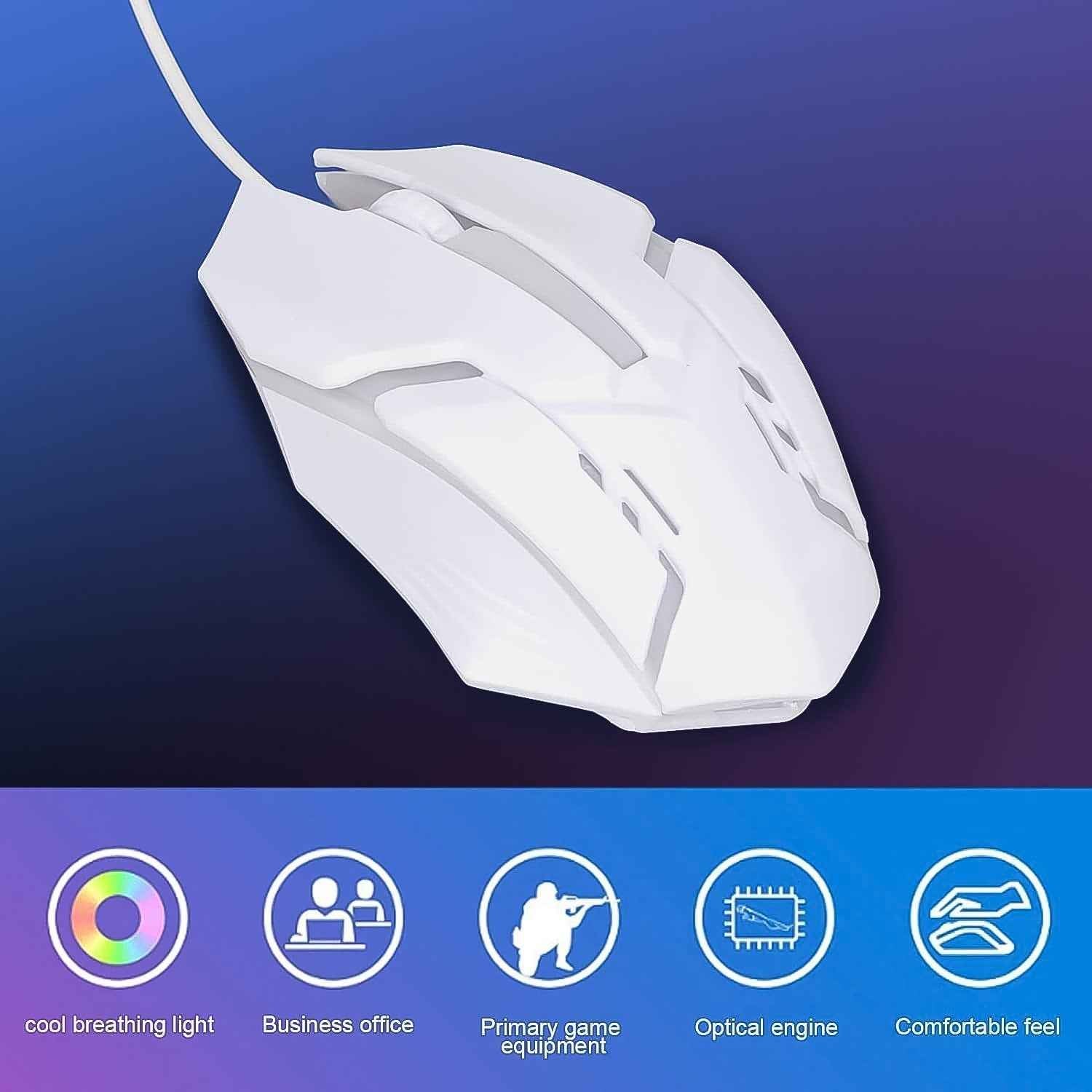 Wired Gaming Mouse – Ergonomic RGB Lighting for Gamers | Indo Glow