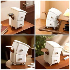 Desktop Storage Drawer Organizer – 2 Layer Compact Cabinet