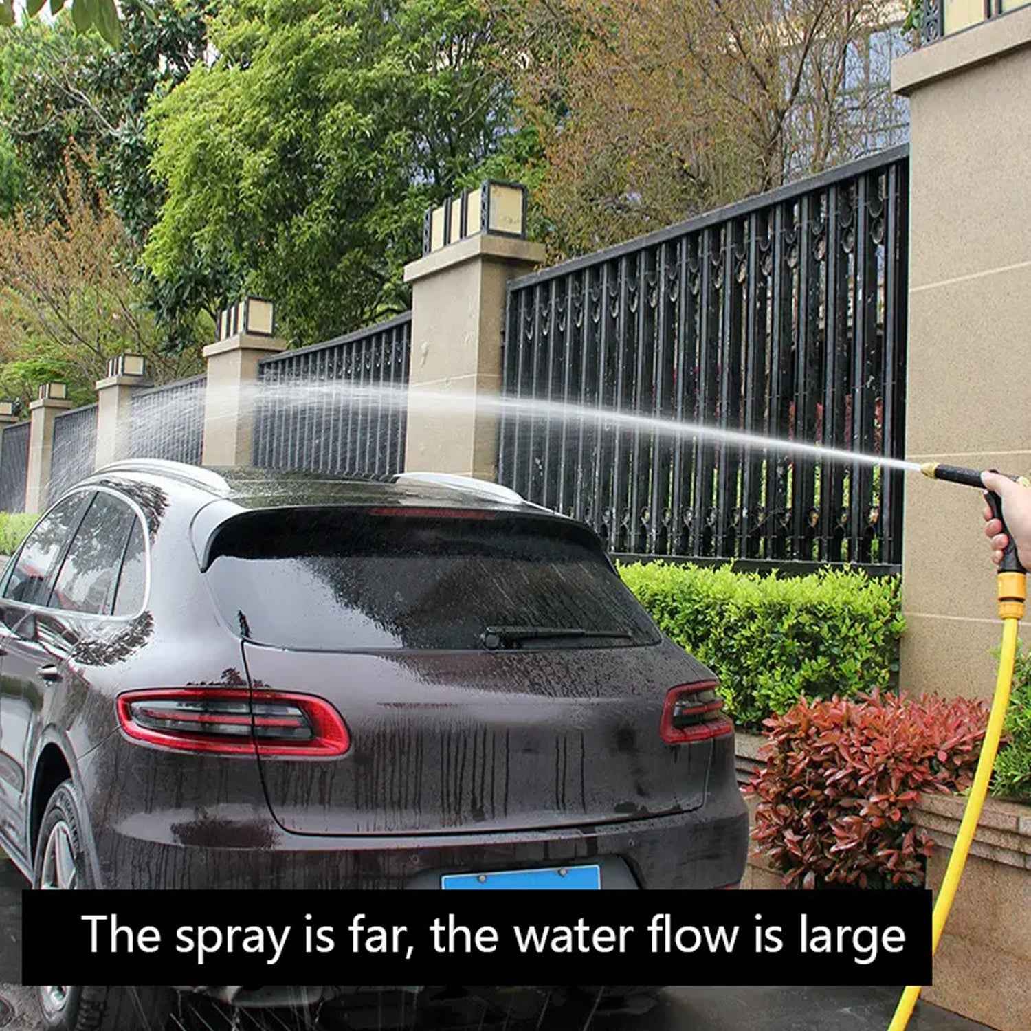 Water Spray Gun – Brass Multi-Mode Nozzle | Velvet Wheels