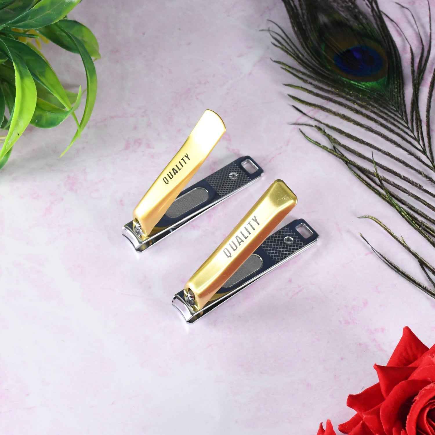 Folding Nail Clippers – Portable Stainless Steel with File | AuriGlam