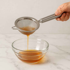 Stainless Steel Mesh Strainer – Fine Mesh & Heat-Resistant Handle