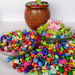 Decorative Pebbles – Multicolor Stones for Garden & Vase | Indo Glow