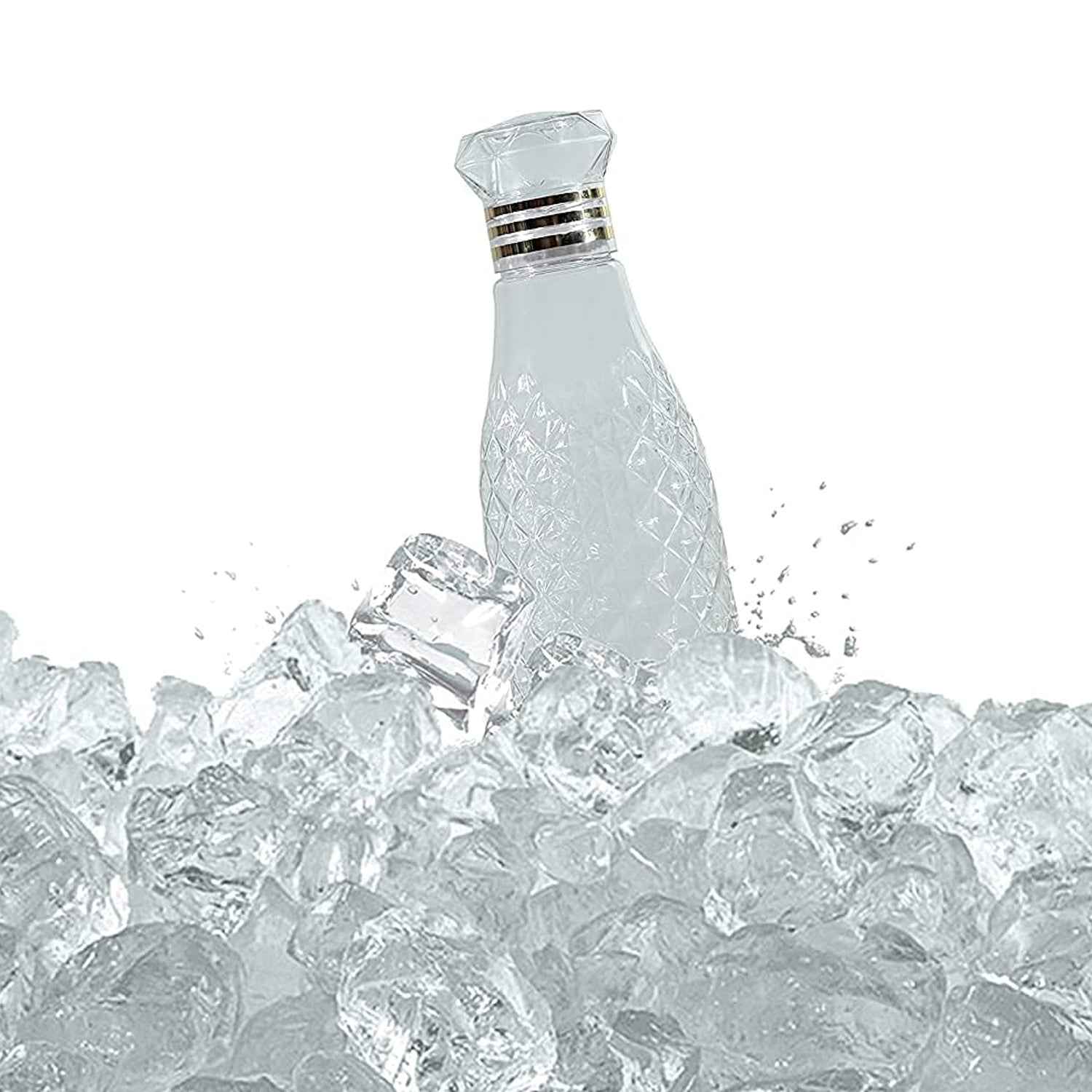 Kids Water Bottle Set – Diamond Cut, 3 Pcs | TinyMystery