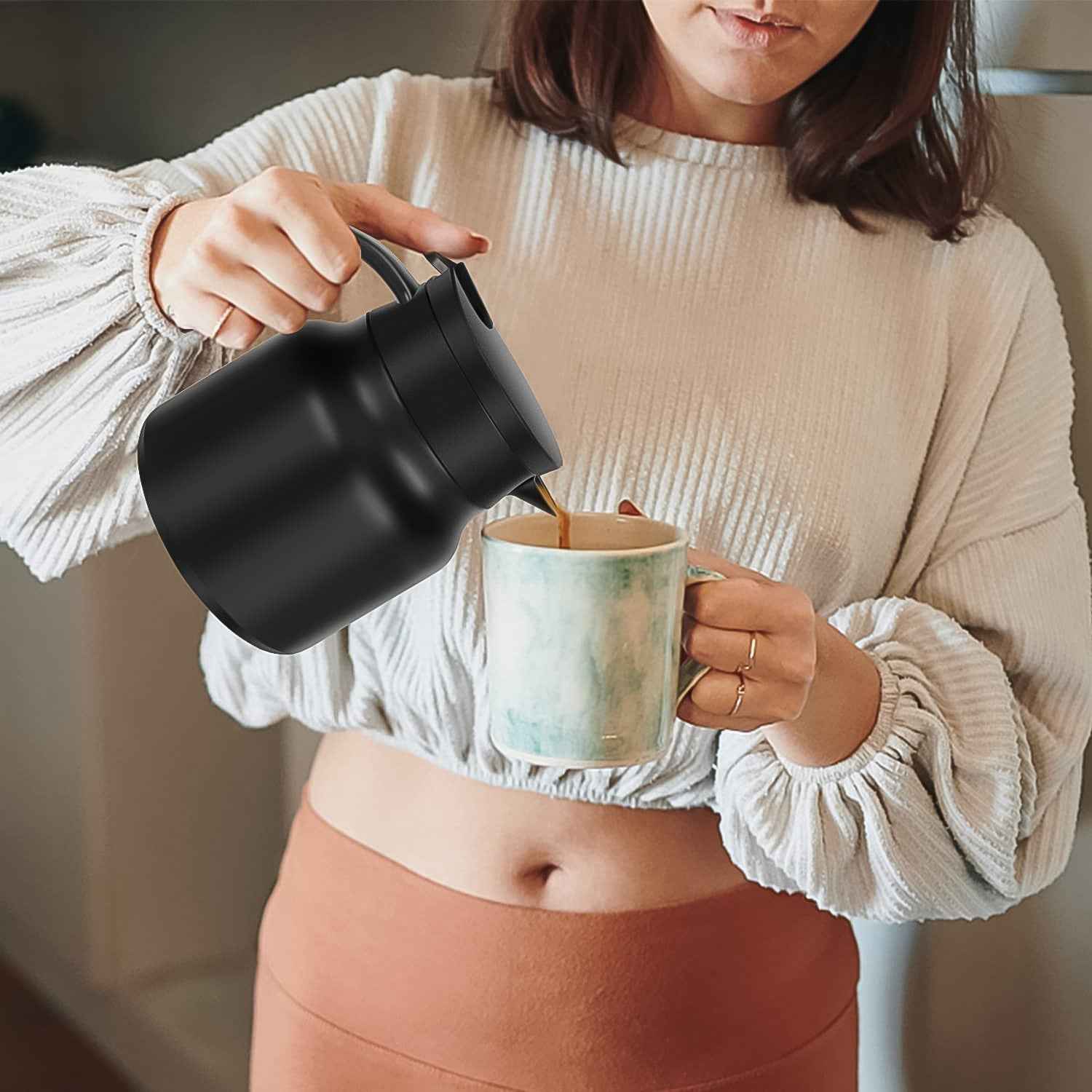 Thermal Coffee Carafe Set – LED Display 2-Pc | Own Hydrate