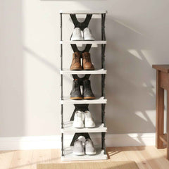 6 Layer Shoe Rack Stand – Space Saving Rectangle Organizer