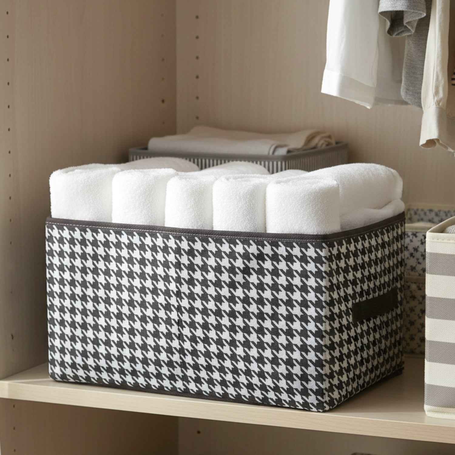 Foldable Fabric Storage Basket Ð Space-Saving Organiser for Home