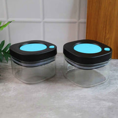 Airtight Kitchen Storage Containers – 2 Pc Set 500 ml for Freshness
