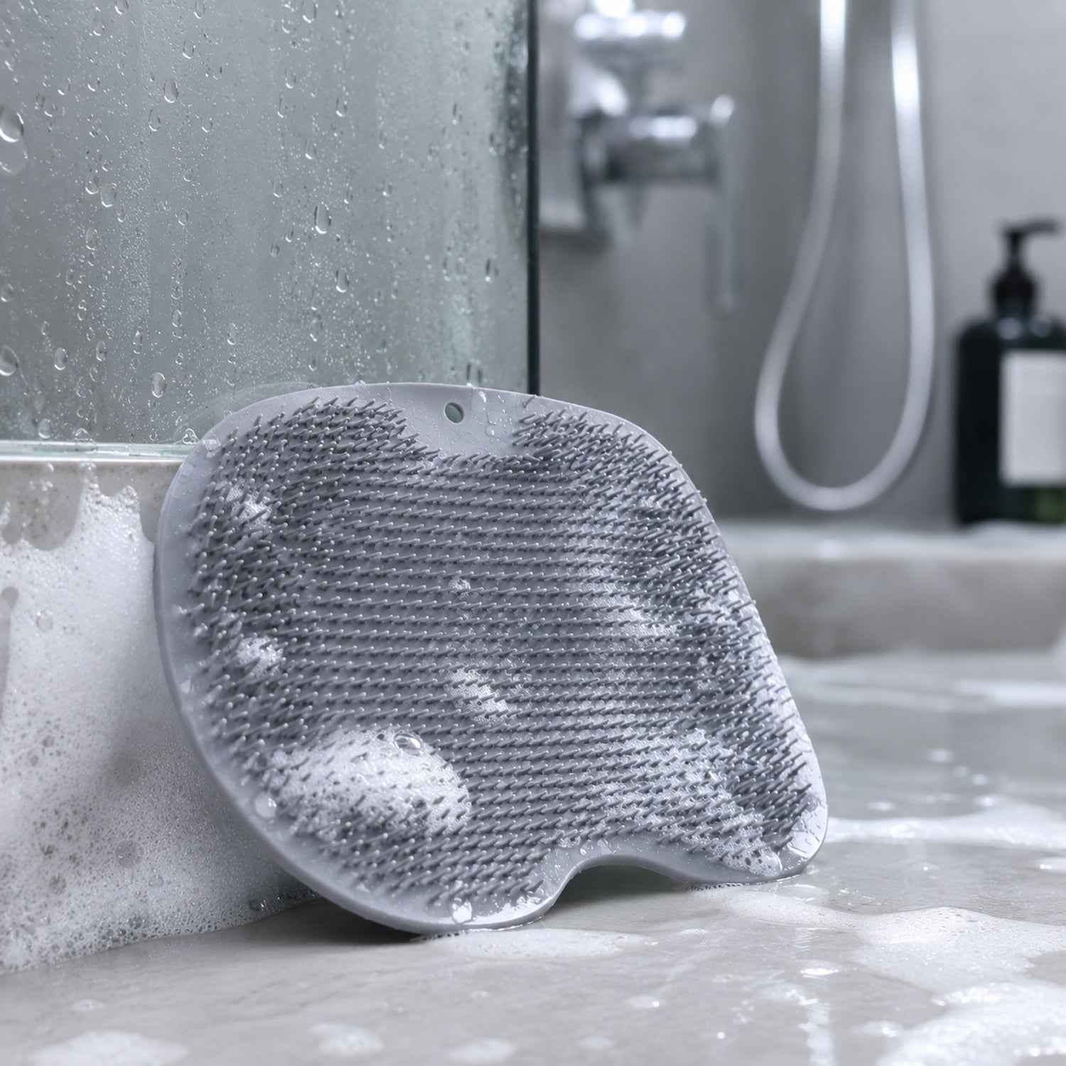 Silicone Foot Scrubber Mat Ð Soft Bristles for Easy Foot Care