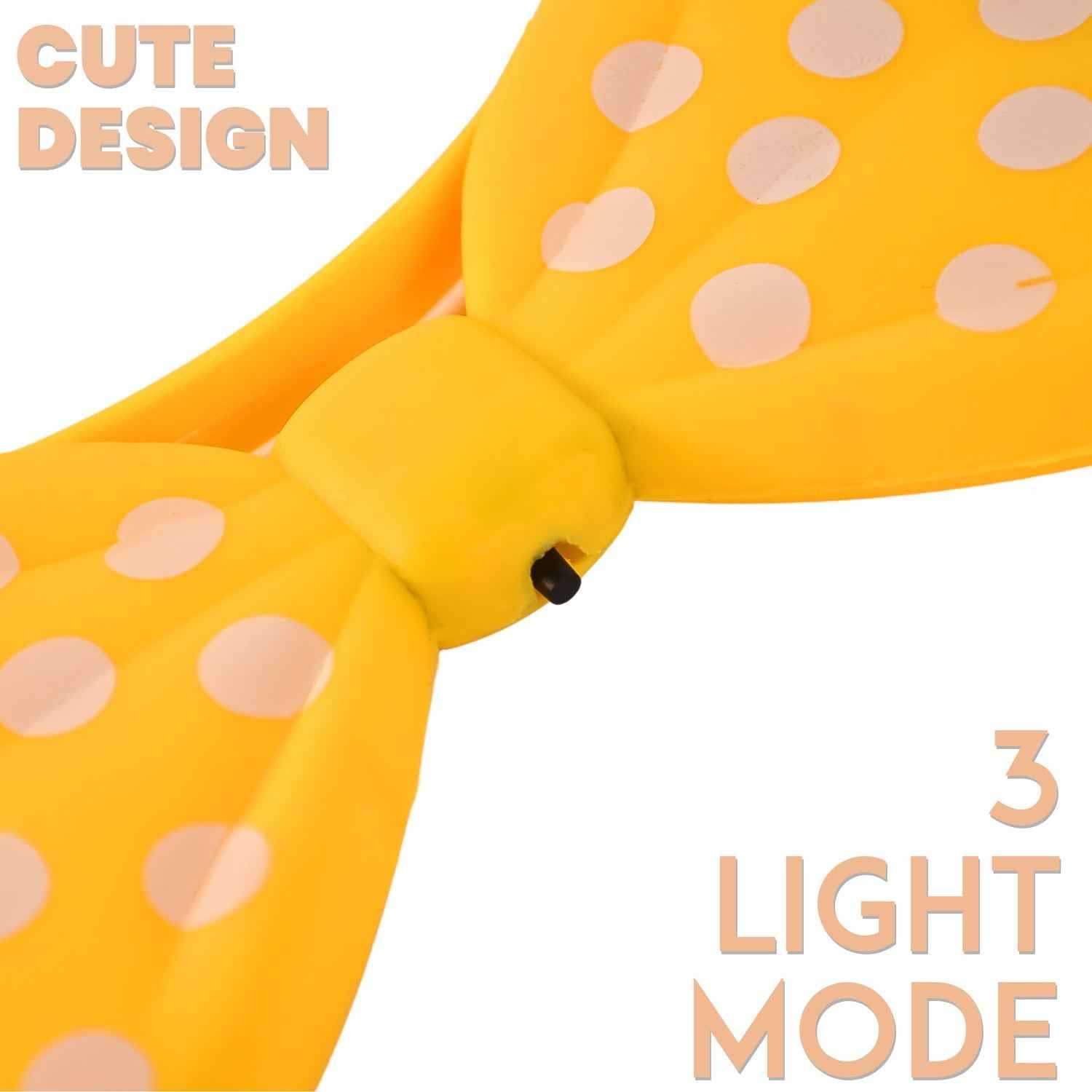 LED Glowing Bow Hairband – Fun Light-Up Accessory for Kids