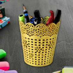 Metal Mesh Pen Holder – Durable Office Desk Organizer Stand